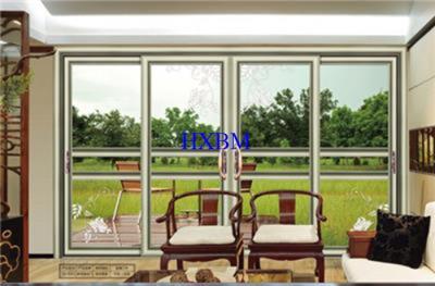 China Residential Building Aluminum Sliding glass Windows Convenient For Cleaning for sale