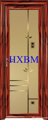 China Single Glazed Frosted Glass Interior Door , Custom Color Modern Interior Doors for sale