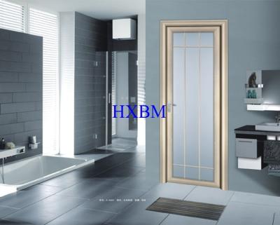 China Thermal Break Aluminum Interior Doors With Glass 1.8mm Aluminum Profile for sale