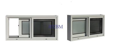 China Good airtightness Aluminum Frame Sliding Windows with double glazing for Australia market for sale