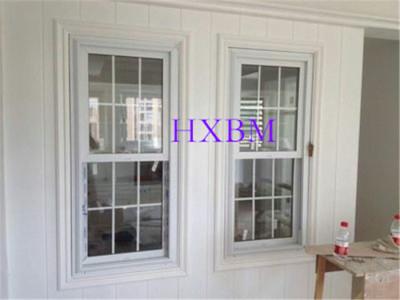 China UK Style Aluminum Profile Double Glazed Up And Down Sliding Windows for sale