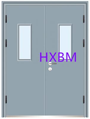 China 2.0mm Profile 70mm Leaf Steel Escape Doors For School for sale