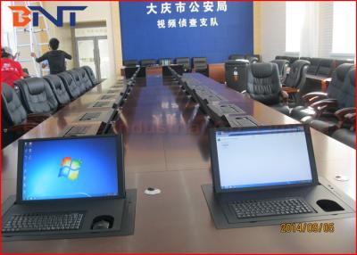 China El proyecto de la oficina de la seguridad de Pubilc, Flip Up Screen Electrical Lift integró 19