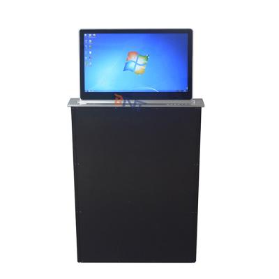 China Motorized 15.6 Inch Touch Screen LCD Monitor Lift For Paperless Office System for sale