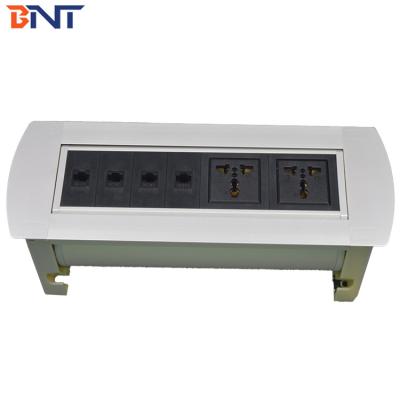 China UK Standard Conference Table Outlet , Rotatable Tabletop Interconnect Box for sale