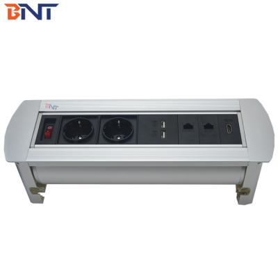 China EU standard power hidden manual flip up socekt used in training room MK9722EU for sale