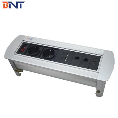 China 180 Degree Rotating Angle Power Outlet  Silver Color With Switch Interface for sale