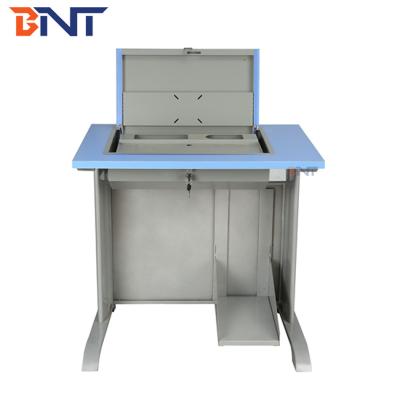 China Doppelter Flip Top Computer Desk For Audio - Videokonferenz-Raum/Klassenzimmer zu verkaufen