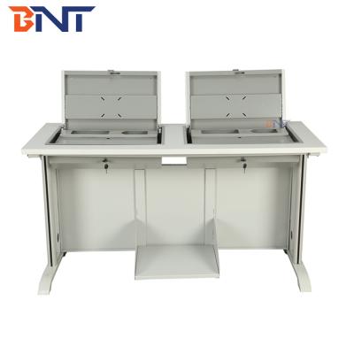 China High School/Student-Double Computer Desk-PC Schlitz verfügbar zu verkaufen