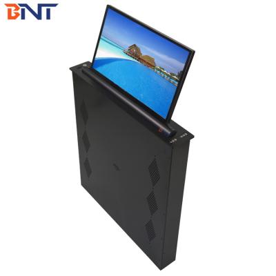 China 17.3 Inch Ultra Thin Retractable Monitor Lift Pop Up Screen For Conference System for sale