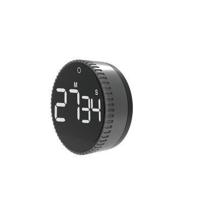 China ABS New Arrival Circular Knob Digital Kitchen Countdown LED Loud Timer With Magnetic Back for sale