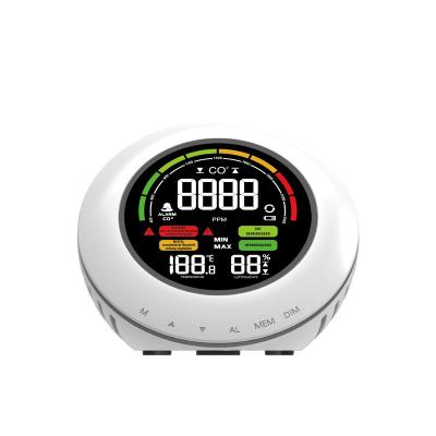 China Hot Selling Thermometer and Hygrometer CO2 Home Indoor Decor Tabletop CO2 Meter Air Quality Meter for sale