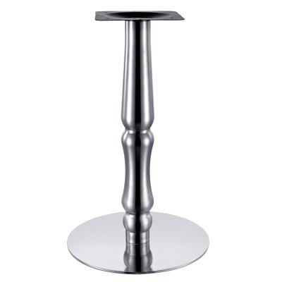 China Easy Installation Stainless Steel Dining Table Base Custom Legs For Coffee Table for sale