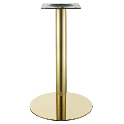 China High Quality Easy Installation Sondoly Metal Pedestal Brass Coffee Table Base for sale