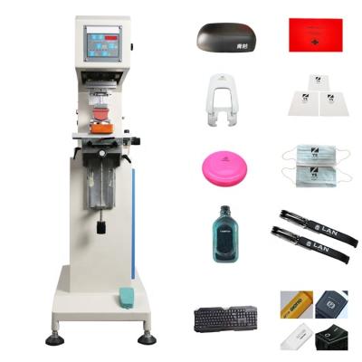 China Hotels Technology To Print Semi-automatic Ink Cup Toy Pen Corkscrew Pad Printing Machine for sale