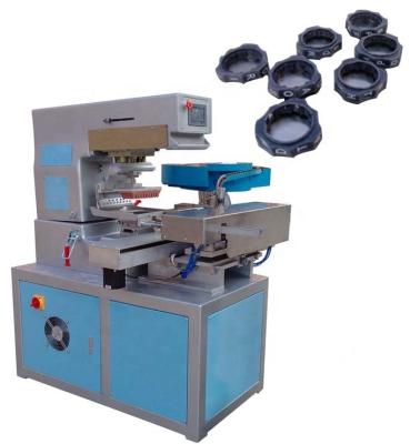 China Garment Shops Automatic Pad Printing Rotary Buttons Toy Tampo Conveyor Pad Printers Printing Machine for sale