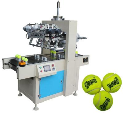 China Hot tennis ball round logo factory semi automatic silicone mold stamping foil machine prices for sale