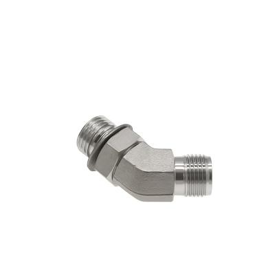 China Manufacturer Supply Stainless Steel Lok And Sae Universal Elbow Adapter Liquid Handling Fitting for sale