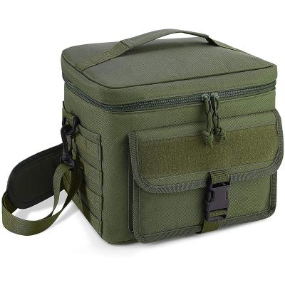 China Wholesale Waterproof Large Lunch Bag Tactical Insulated Food Bag Cooler Bag With Should Tie for sale