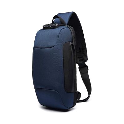 China Anti Theft Waterproof Sling Bag Shoulder Cross - Waterproof Body Backpack Trunk Bag With USB Port Filling Light Weight Casual Daypack for sale