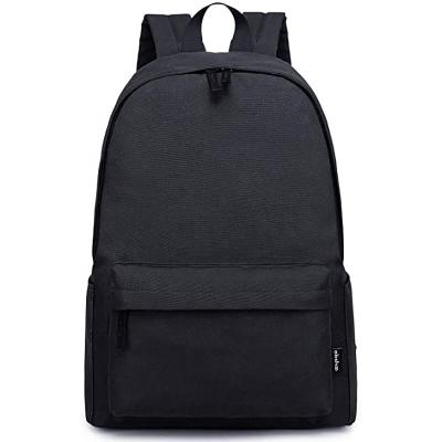 China Lightweight Waterproof School Backpack, Casual Unisex Rucksack for School Bookbags Solid Color for Men, Women, Teenage Girls for sale