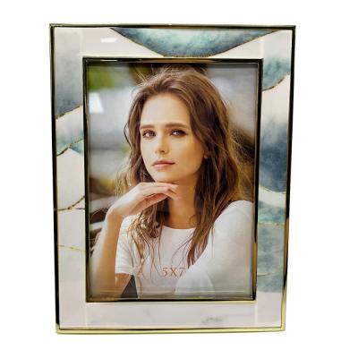 China European style simple modern metal picture frame glass decorative picture frame set for sale for sale