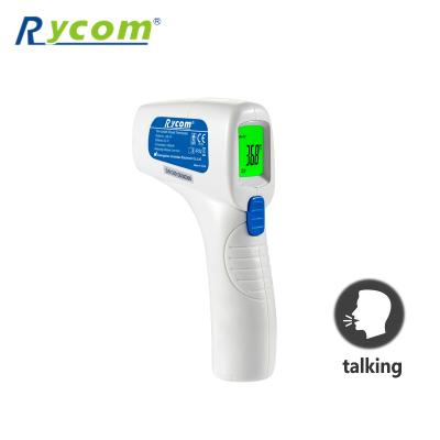 China Digital Thermometer Laser Color Screen Laser Plastic Non-contact Infrared Thermometer For Industry for sale