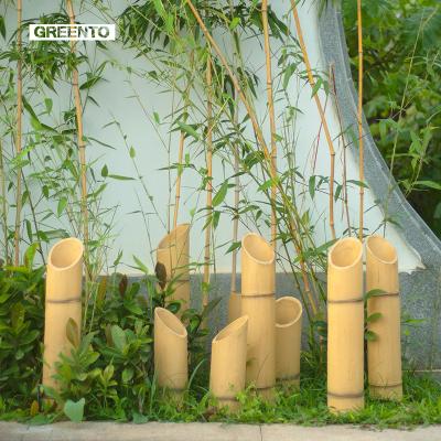 China High Brightness Realistic Bamboo Waterproof Electric Waterproof LED Garden Lamp Solar Theme Park Garden Light for sale