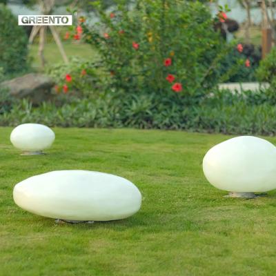 China Outdoor Theme Park Hotsale 3D Transparent Stone Decorative Waterproof Modern Landscape LED Garden Light for sale