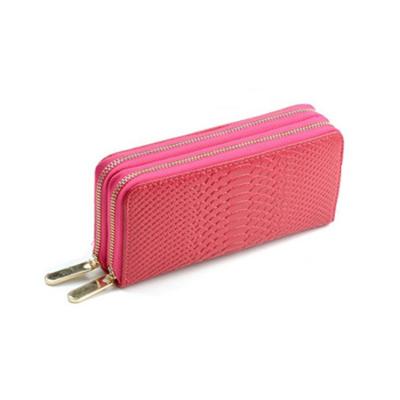 China High Cost Performance Cell Phone Waterproof Long Bag Women's Wallet Double Zipper for sale