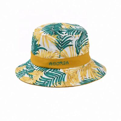 China 2020 Newest Style Summer Spring Dobby Girl Hat Sicilian Factory Printing Holiday Fisherman Hat for sale