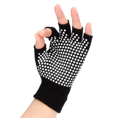 China Striped Arthritis Gloves With Open Hand Gloves Anti Slip Finger Grips Gloves For Computer Typing for sale