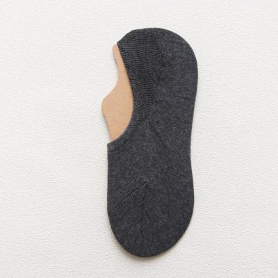 China Solid Color Breathable High Quality Ankle Socks Length , No Show Mens Invisible Low Cut Socks for sale