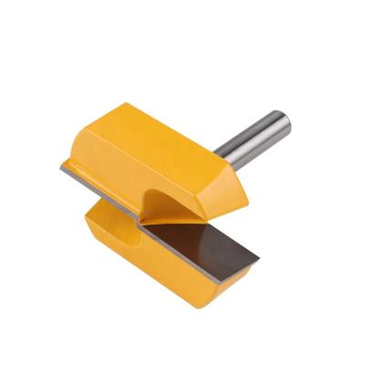 China Tungsten Carbide 12mm Shank Carbide Bottom Milling Cutter Woodworking Router Cleaning Bit for sale