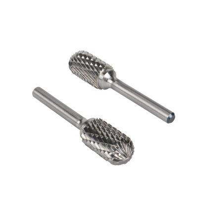 China Other Type 5PCS CX Shape Double Carbide Cut Spherical Rotary Burr Shank 6mm Double Carbide Burr Set for sale