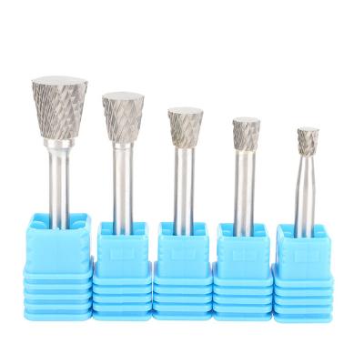 China Other factory supply NX type head rotary file tips deburring mold grinder drilling and milling engraving cutter head carbide shank 1/4 in. for sale