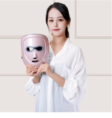 China Wholesale Beauty 7 Colors Led Facial Masks Rejuvenation With Neck Photon Face Led Masks Wrinkle Acne Removal 233x171x110MM for sale