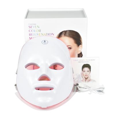 China Pigment Removal Beauty Care 7 Color LED Therapy Face Skin Beauty Care Wrinkle Anti Whitening Rejuvenation Facial Mask Touch Screen for sale