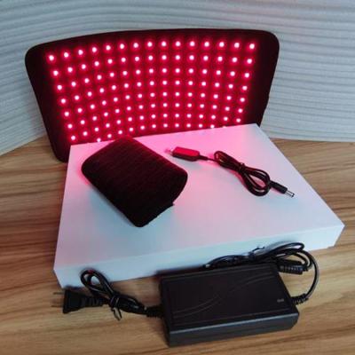 China Hot Red Infrared Stomach 660nm 850nm LED Blood Vessel Removal Light Therapy Wrap Pads Pads For Back Pain Relief for sale