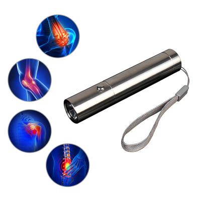 China Blood Vessel Removal RHONG Red Light Therapy Pen 630nm 660nm 850nm 3 Color Torch Red Light Therapy for sale