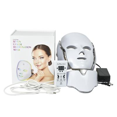 China Blood Vessels Removal RHONG 7 Colors PDT Photon Light Beauty Therapy Skin Care LED Facial Mask for sale