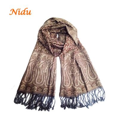 China 100% Viscose Pashmina Shawl Casual Islamic Arabic Hijab Scarf Multiple Colors Cappa for sale