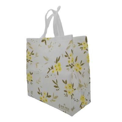 China Nice press three-dimensional ultrasonic welding sublimation handled PLA shopping bag for supermarket for sale