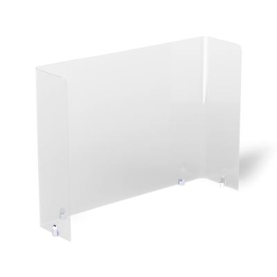 China Wholesale Acrylic Desktop Saliva Separation Environmental Factory Privacy Workstation Frosted Protective Screen for sale