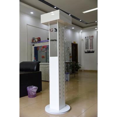 China Optical Mall Shop Customized Acrylic Rotating Display Stand With Hook for sale