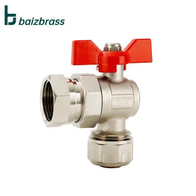 China General High Quality Aluminum Valve Fitting Pex Faucet Water Female Angle Valve for sale