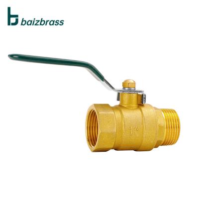 China General China Factory Sale Goods Using Female Male Brass Control Valve Ball Valve for sale