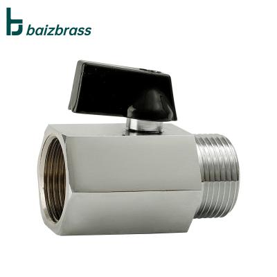 China General High Quality Durable Using Thread Brass Mini Faucet Water Ball Valve for sale