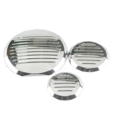 China High Quality ABS Motorcycle Engine Cover Case Tank Side Cover Insert Set For HONDA VTX1300 VTX1800 2002-2009 ABS Chrome Plastic for sale