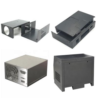 China Custom Fabrication Aluminum Sheet Metal Stamping Aluminum Box Shell Cover Stainless Steel Part Enclosure Housing Case Chassis for sale